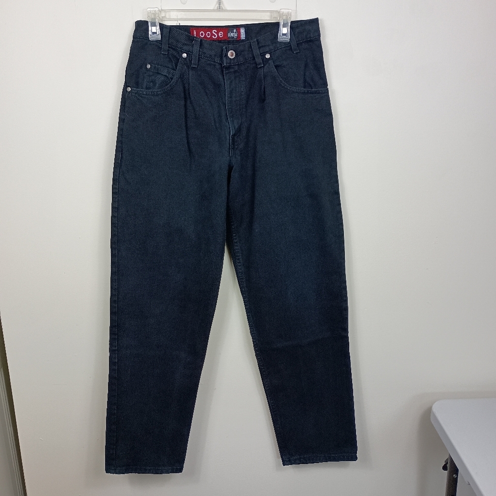 Levis Silver Tab Loose Jeans 30x32 DK Blue Original Baggy Y2K USA 1995 Vintage